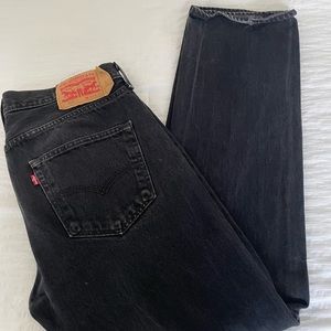 Vintage black denim Levi’s!